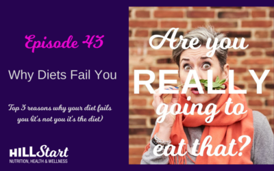 Episode 43 – Why diets fail you