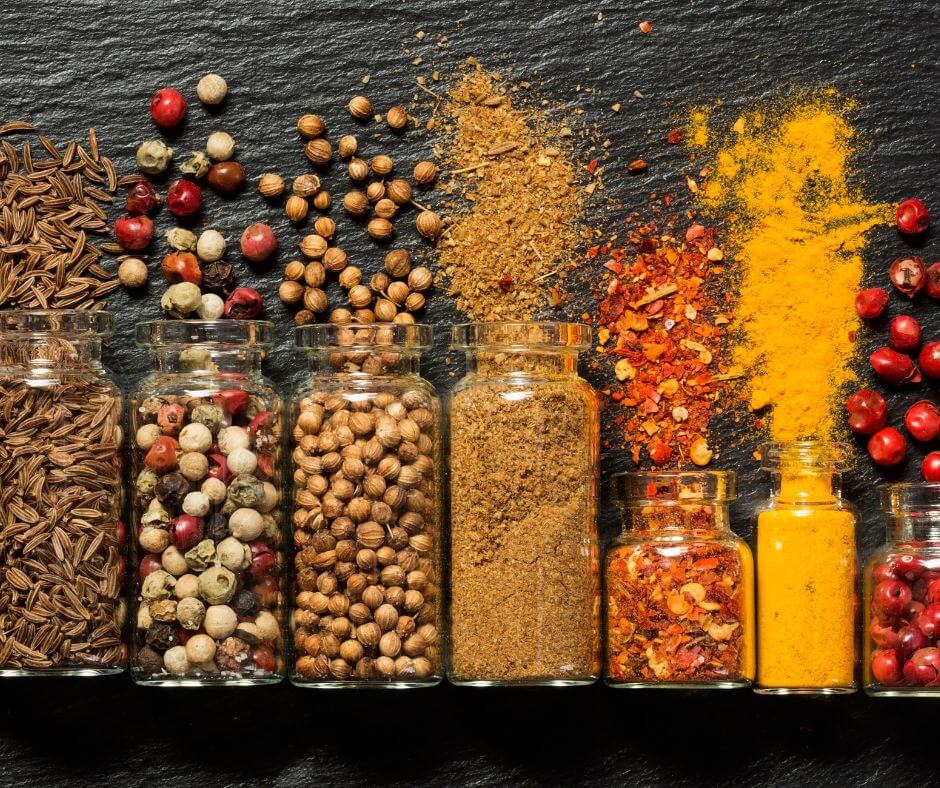 Image of various herbs and spices